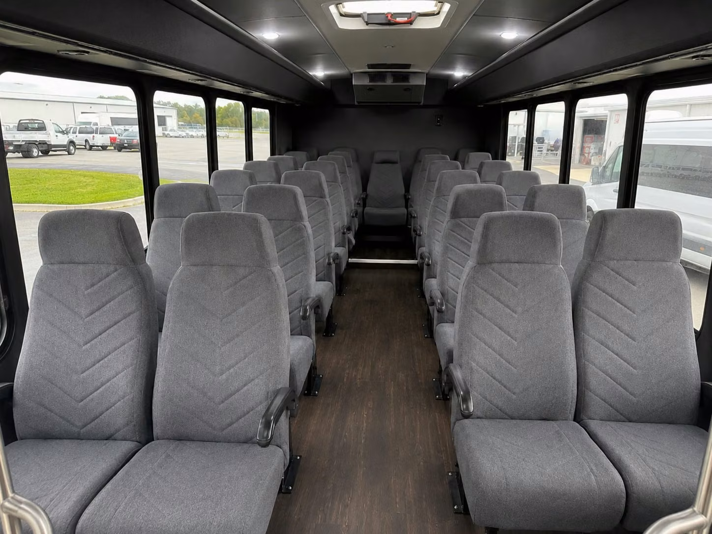 18 passenger minibus interior