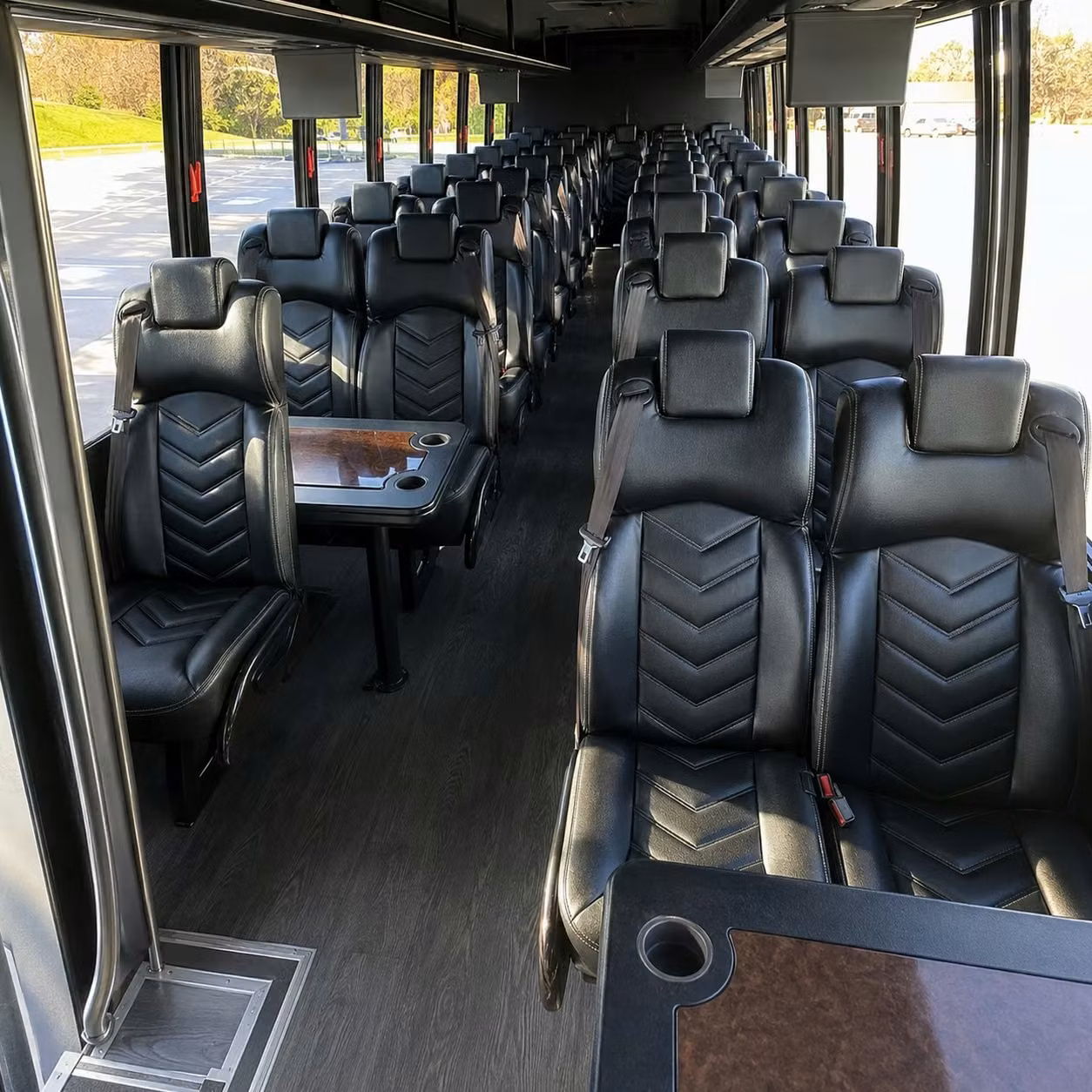 25 passenger minibus inside