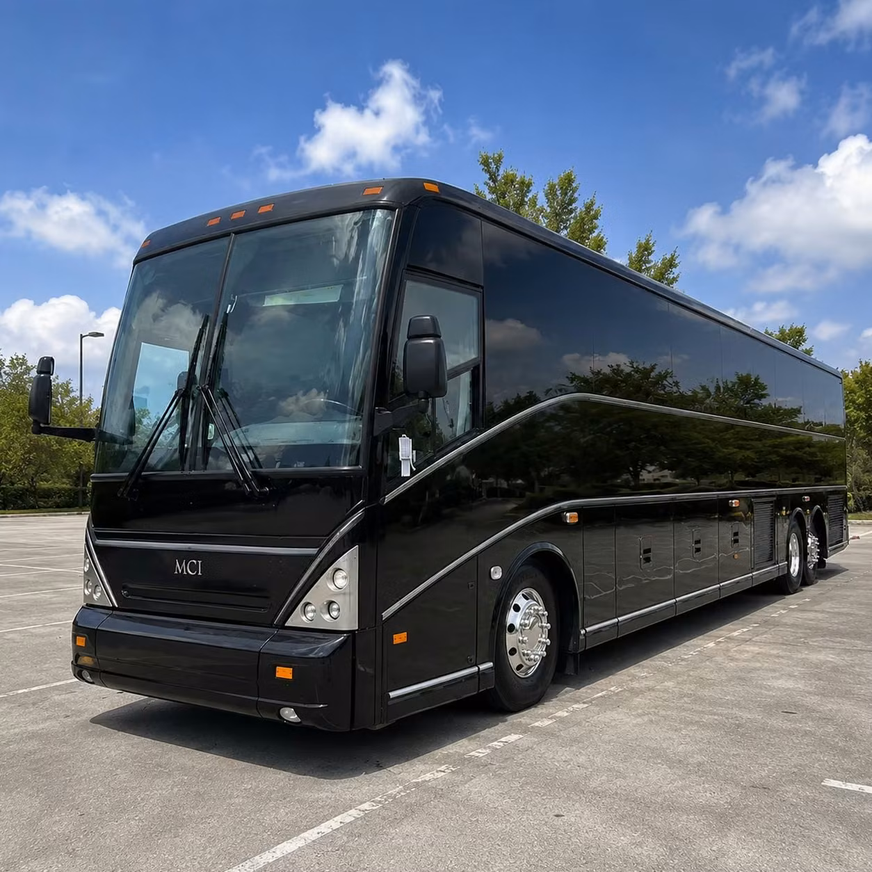 56 passenger charter bus