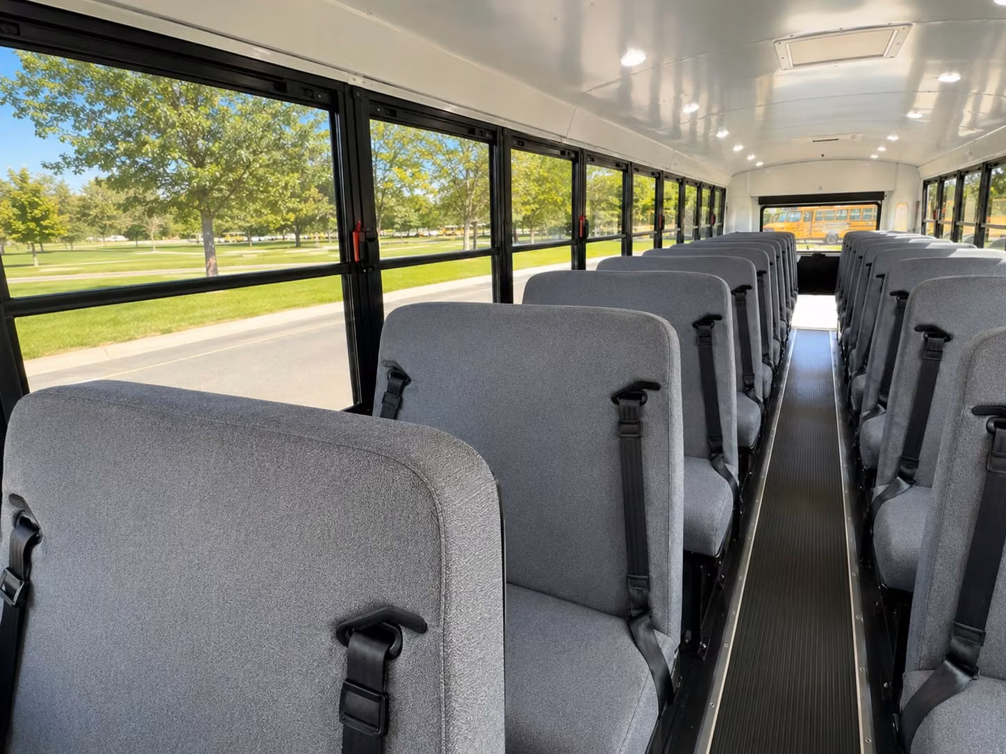 school bus interior